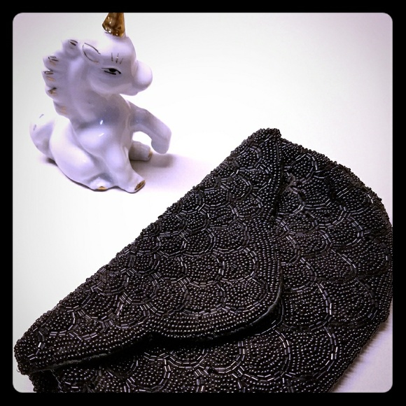 Walborg Handbags - Vintage WALBORG Clutch & Mirror